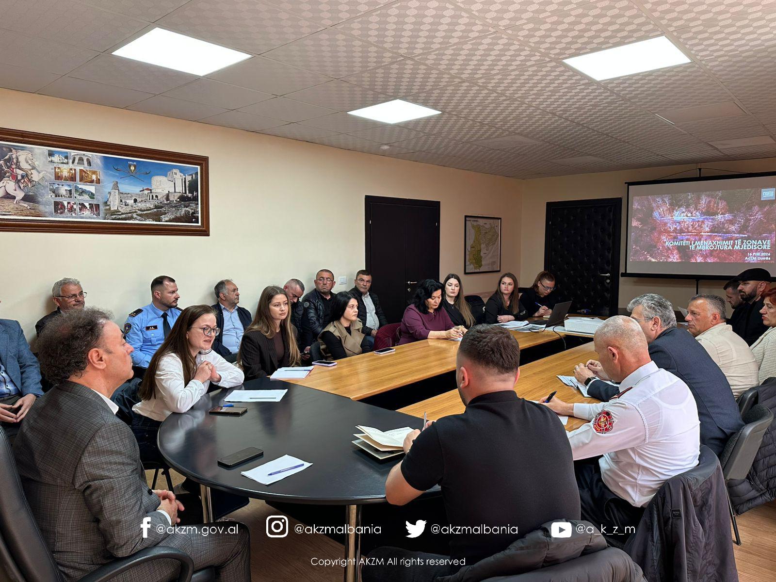 Mbahet Komiteti i Menaxhimit i Zonave të Mbrojtura Mjedisore të Qarkut Durrës