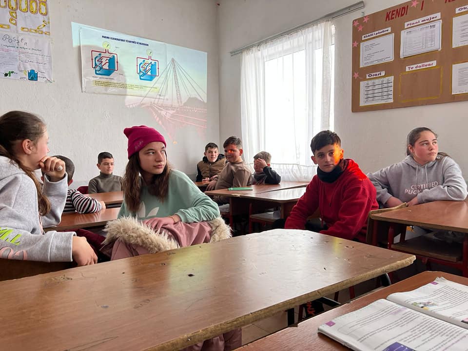 AdZM Korçë në shkollën e fshatit Tren mbi vlerat ligatinore të P.K, Prespë