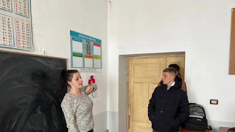 AdZM Korçë në shkollën e fshatit Tren mbi vlerat ligatinore të P.K, Prespë