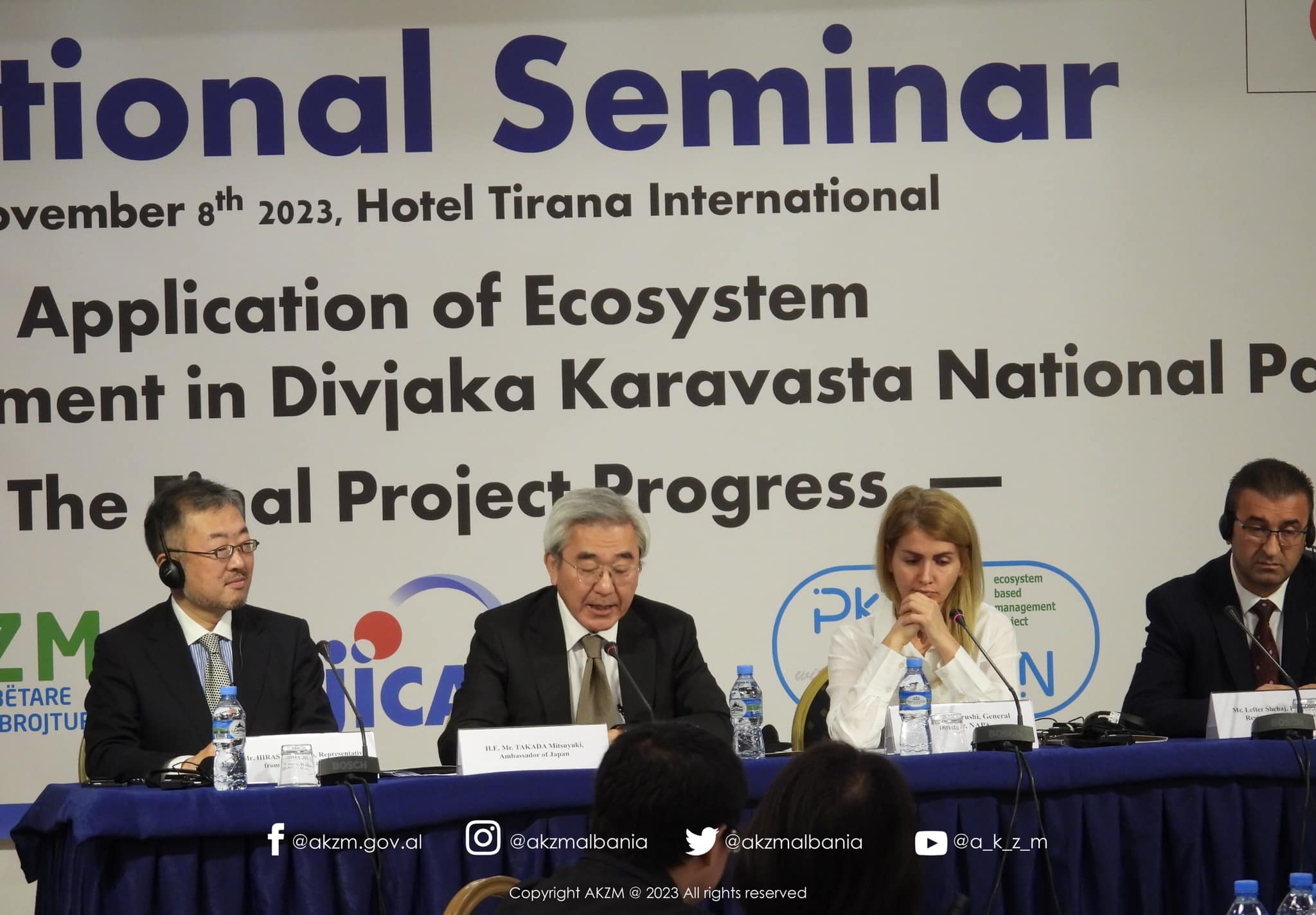 Seminari Kombëtar i projektit për Ndërtimin e Kapaciteteve për Përmirësimin e Menaxhimit të Bazuar në Ekosistem në Parkun Kombëtar “Divjakë-Karavasta”