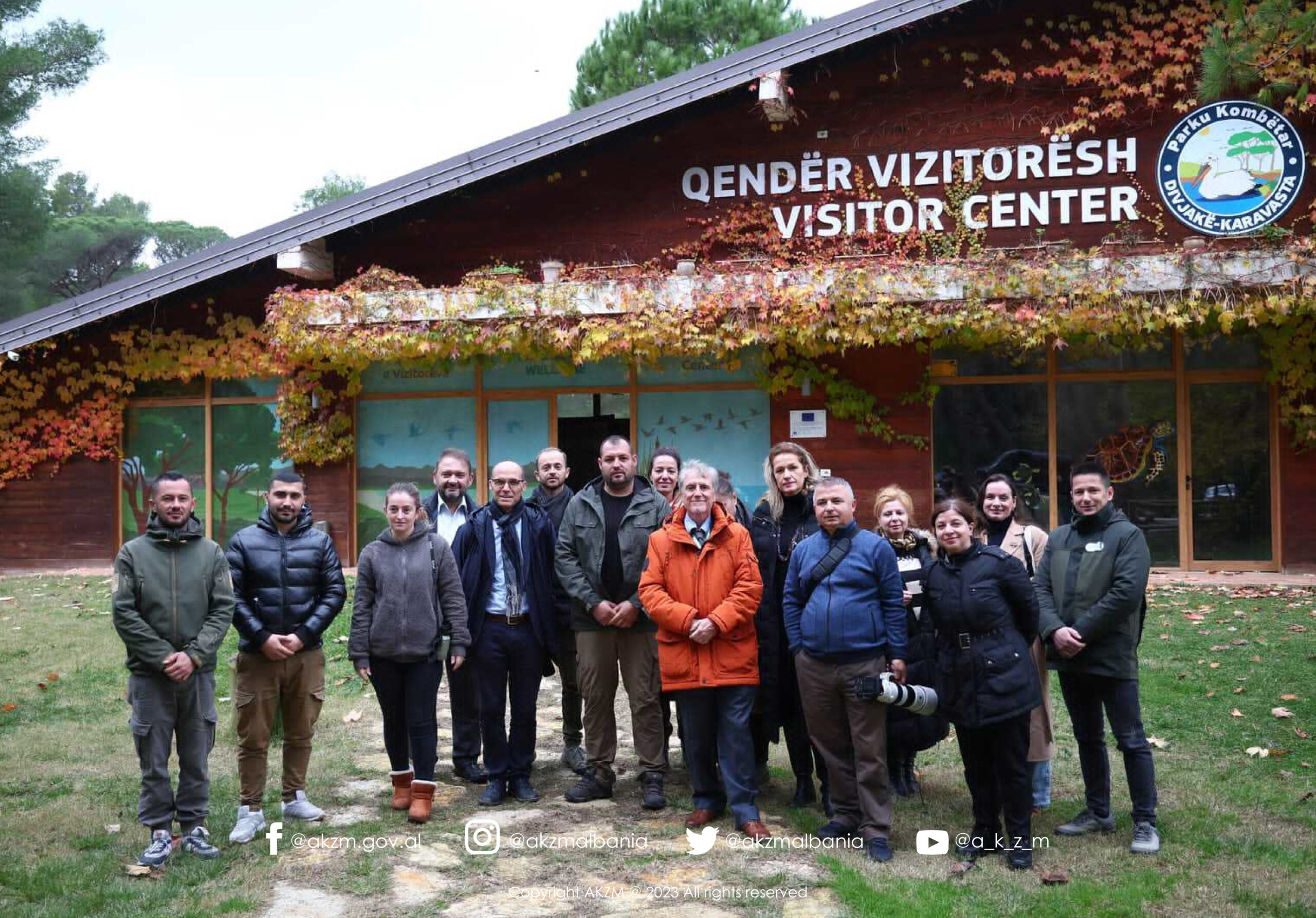 The EU delegation visits the “Divjakë-Karavasta” National Park
