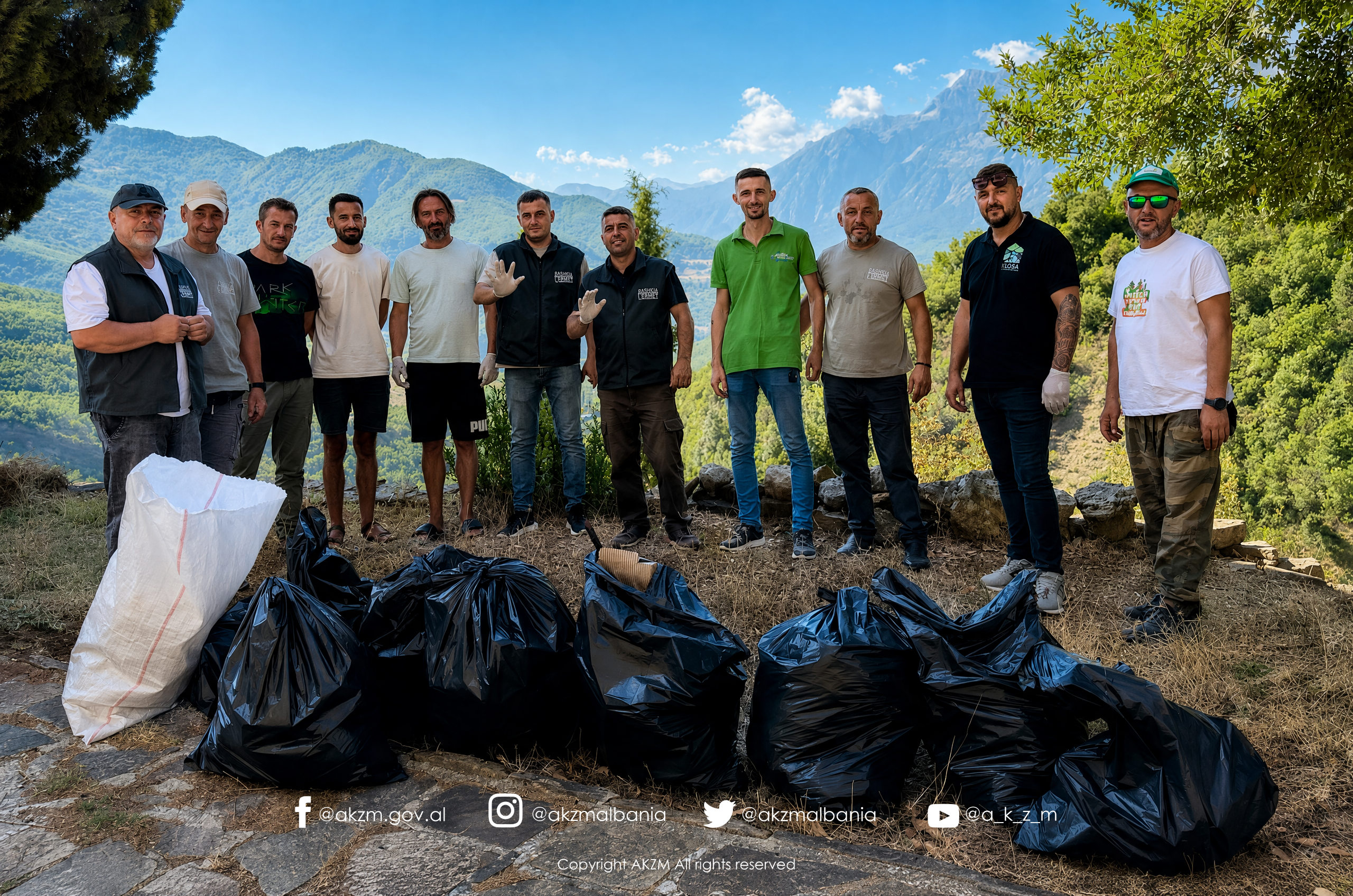 Bashkëpunim dhe angazhim qytetar për pastrimin dhe mbrojtjen e maleve të Shqipërisë
