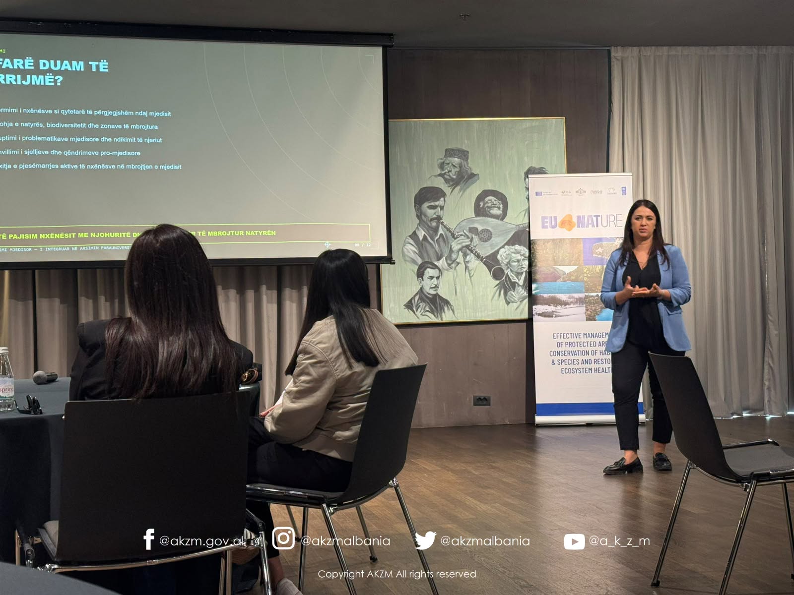 Takim i organizuar nga UNDP me pjesëmarrjen e 28 profesionistëve të rinj të punësuar pranë AdZM-ve në kuadër të projekteve “EU4Nature” dhe “Menaxhimi i Ligatinave”